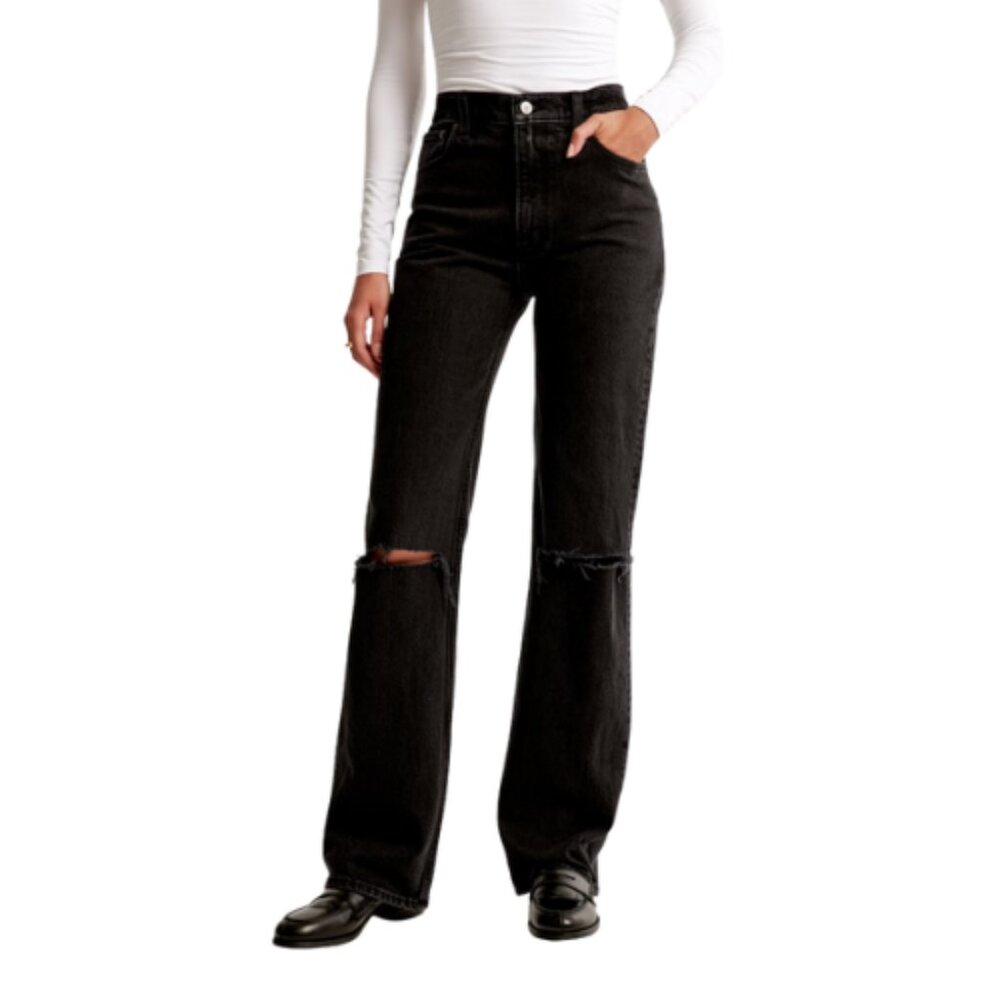 Abercrombie & Fitch 90s High Rise curve love